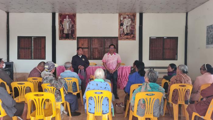 ประชาสัมพันธ์งานและรับสม้ครผู้สูงอายุเข้าร่วมกิจกรรมโครงการพัฒนาคุณภาพชีวิตผู้สูงอายุ ประจำปีงบประมาณ 2568